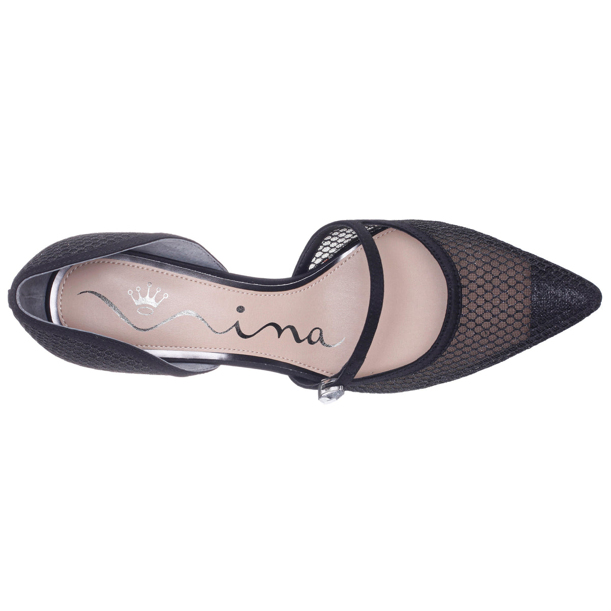 Nina Shoes Nashly Black Mid-Heel Pump