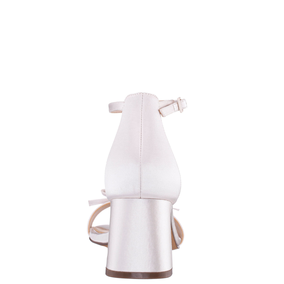 Nina Shoes Bia White Sandal Mid-Heel