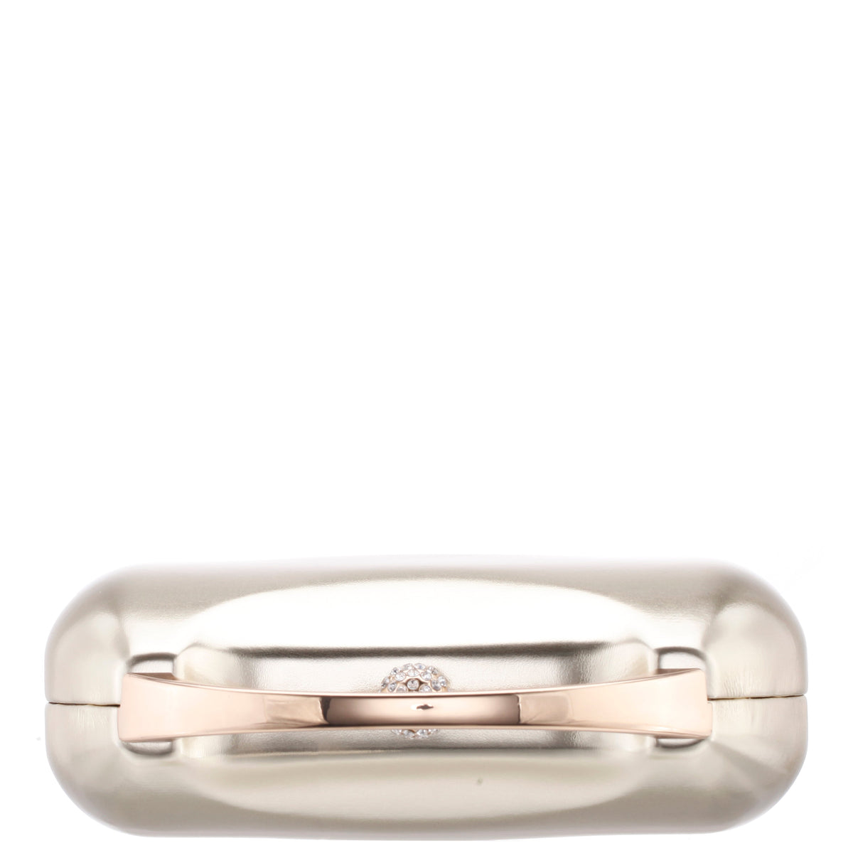 Nina Shoes Brando-M Platino Metallic Foil/Glass Crystal Minaudiere