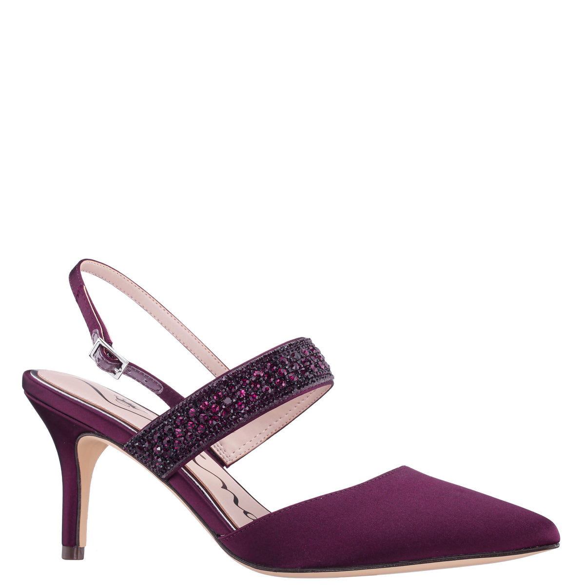Nina Shoes Trista Red Mid-Heel Pumps hi
