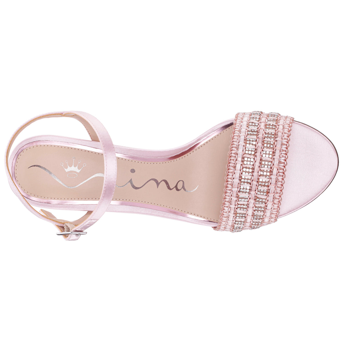 Nina Shoes Herma Pink Sandal Mid-Heel