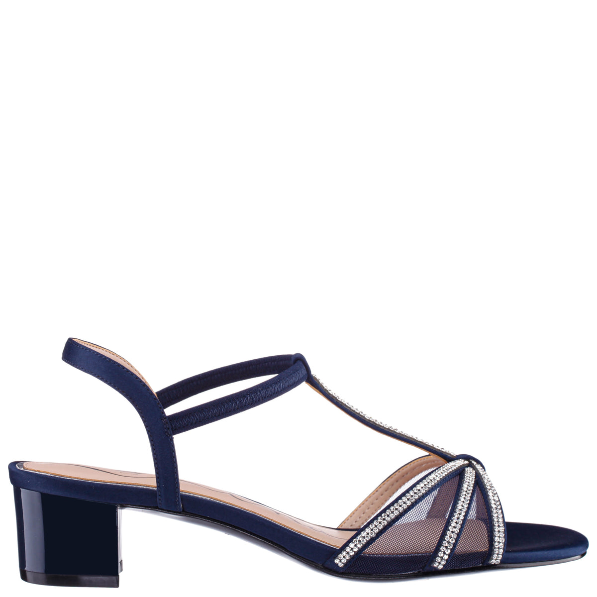 Nina Shoes Goldie Blue Sandal Low-Heel
