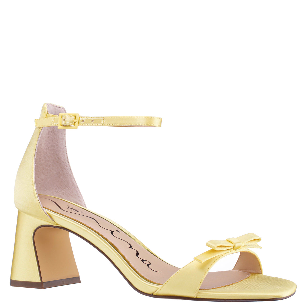 Nina Shoes Bia Yellow Sandal Mid-Heel