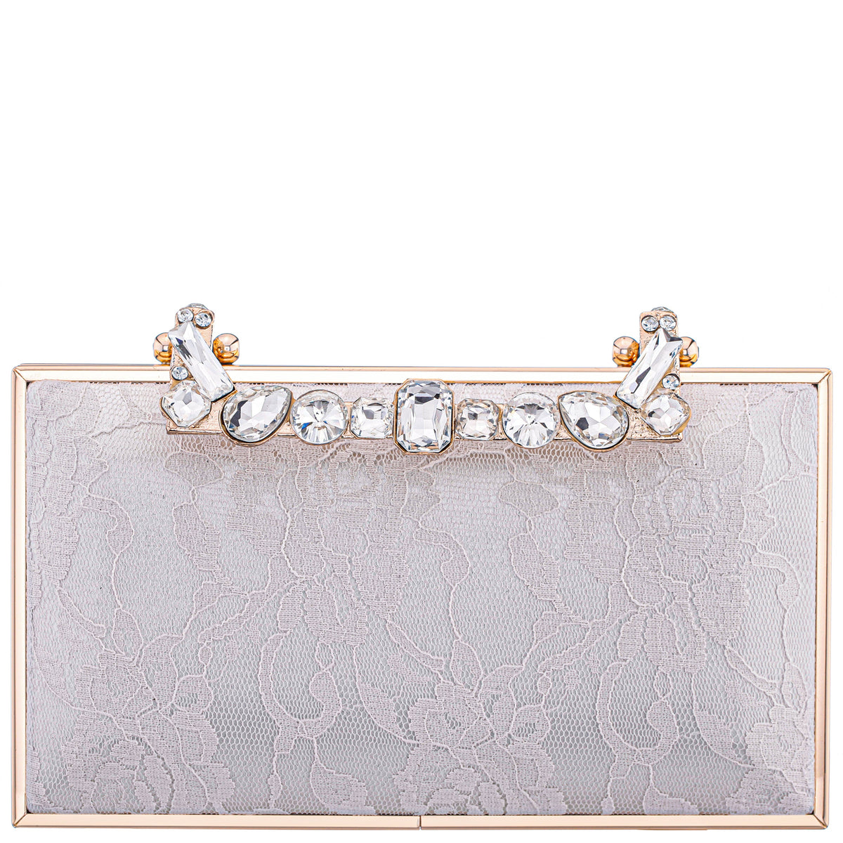 Nina Shoes Boujee-L Beige Lace Minaudiere