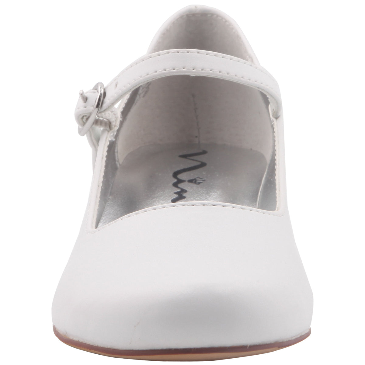 Nina Shoes Girls Seeley White Low Heel Dress Shoes