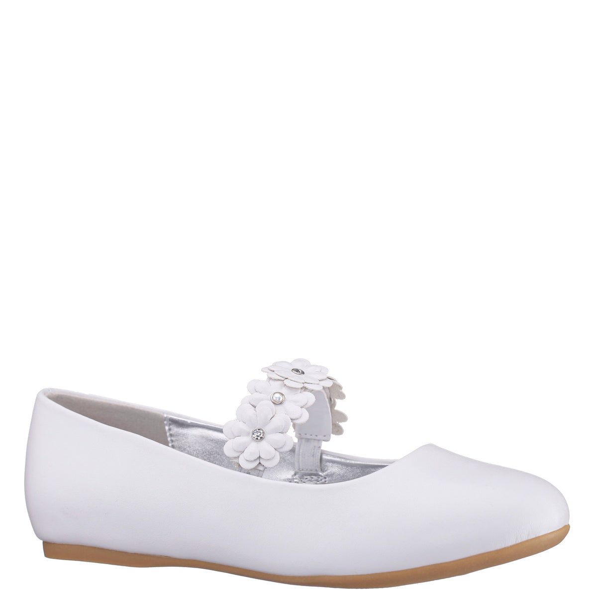Nina Shoes Girls Rozy White Ballet Dress Shoes