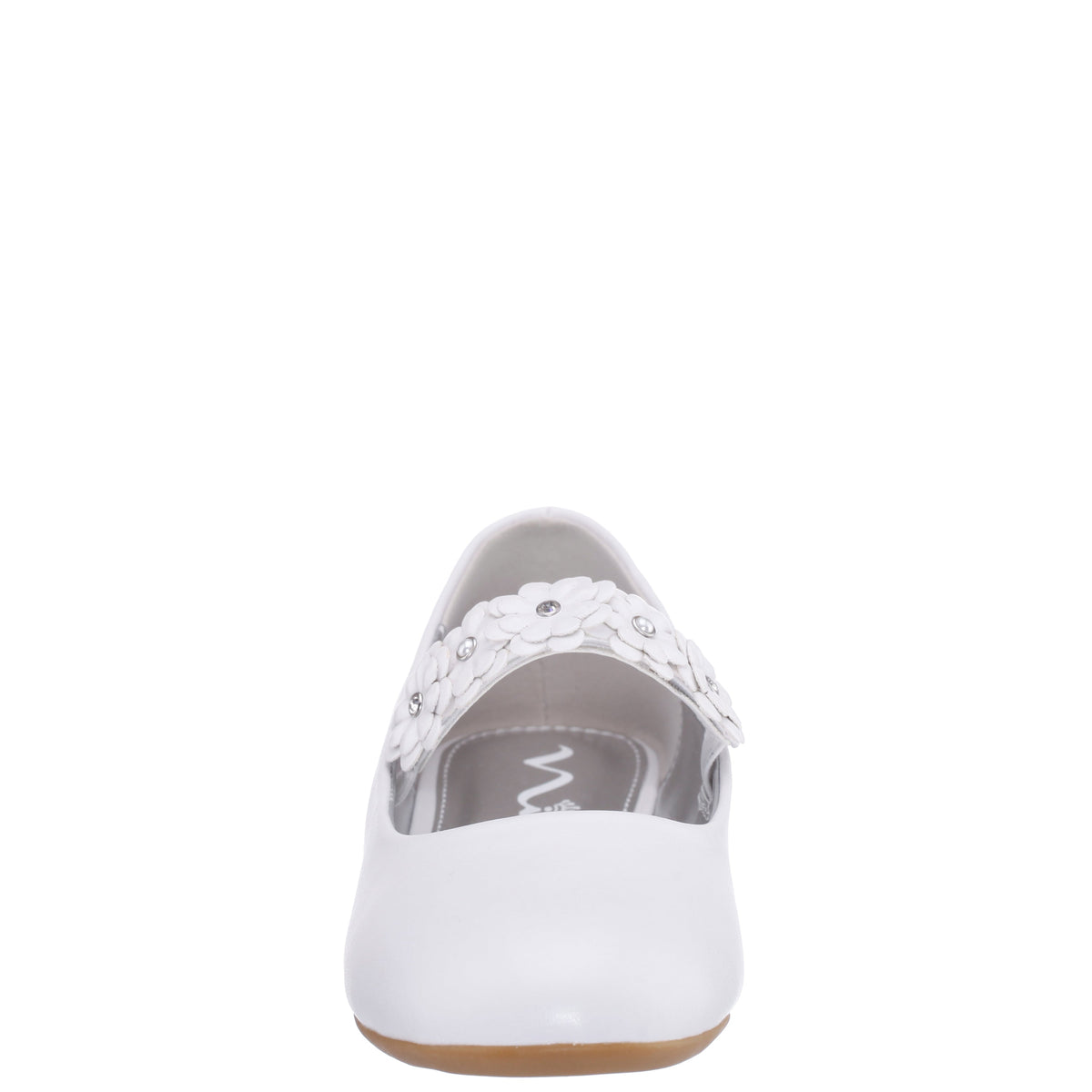 Nina Shoes Girls Rozy White Ballet Dress Shoes