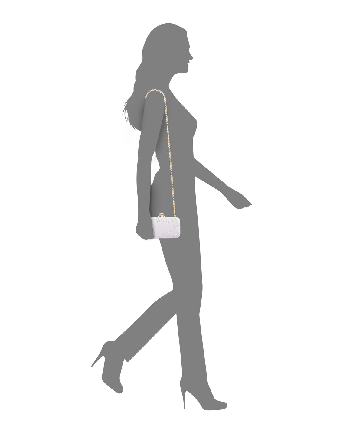 Nina Shoes Lindsay Beige Satin / Glass Crystal Minaudiere