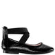 BLACK CRINKLE PATENT