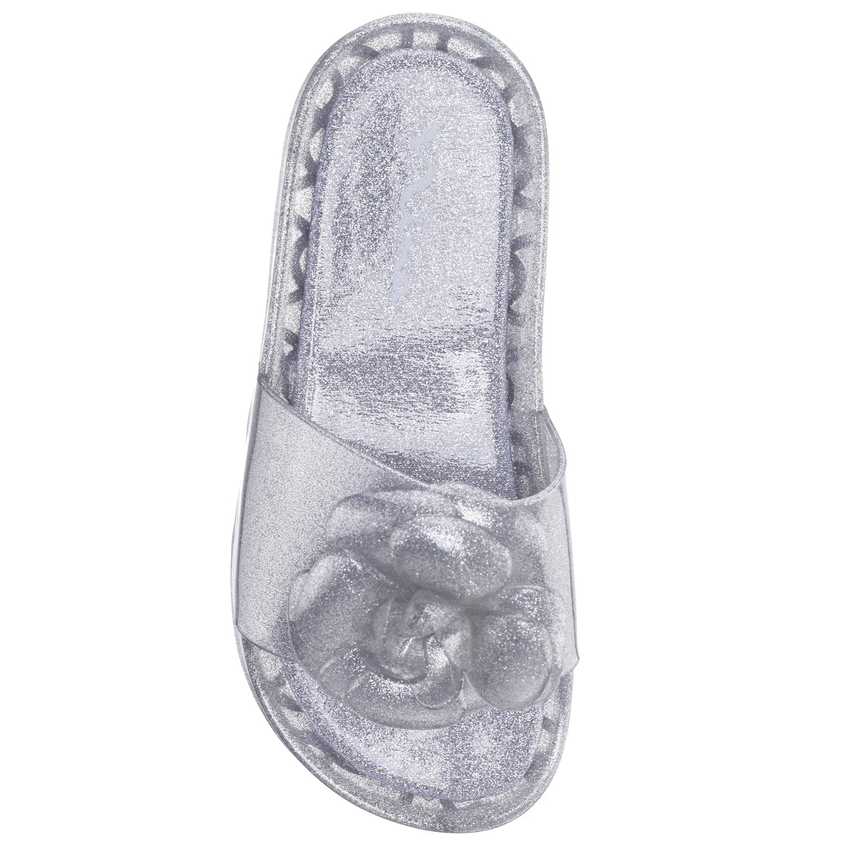 Nina Shoes Girls Gleen Silver Jelly Sandal