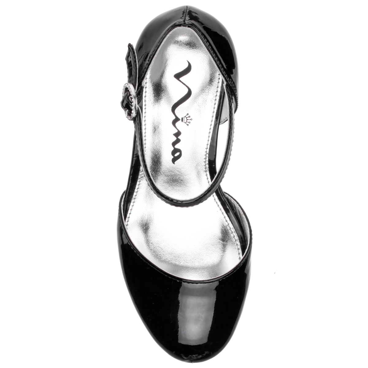 Nina Shoes Girls Lenora Black Wedge Dress Shoes