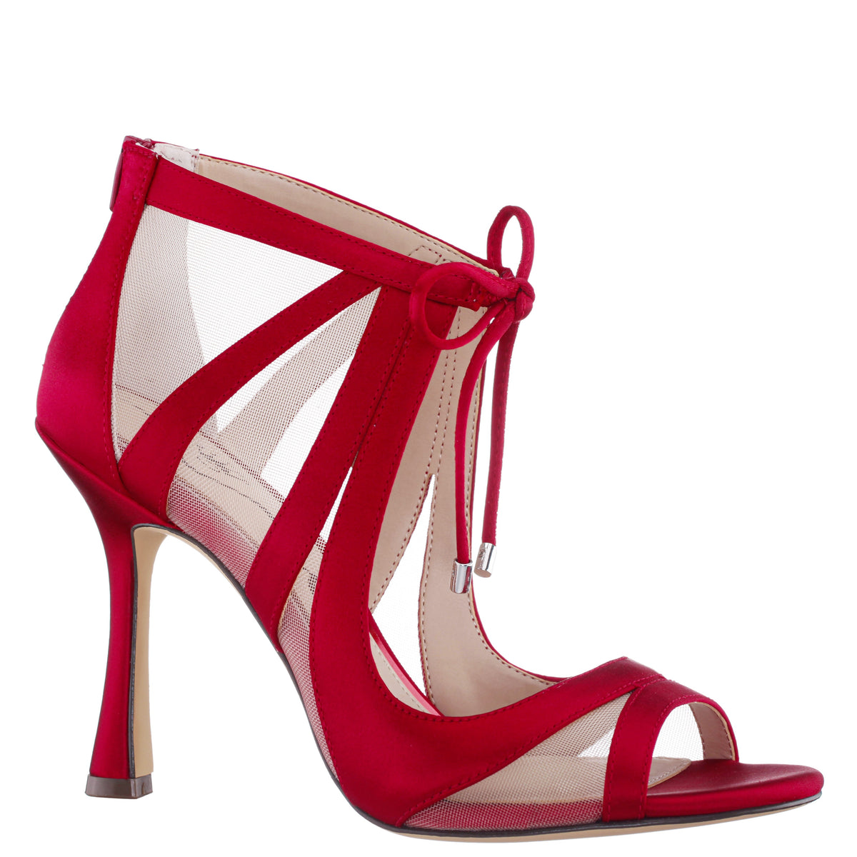 Nina Shoes Darissa Red Shootie High-Heel Sandals
