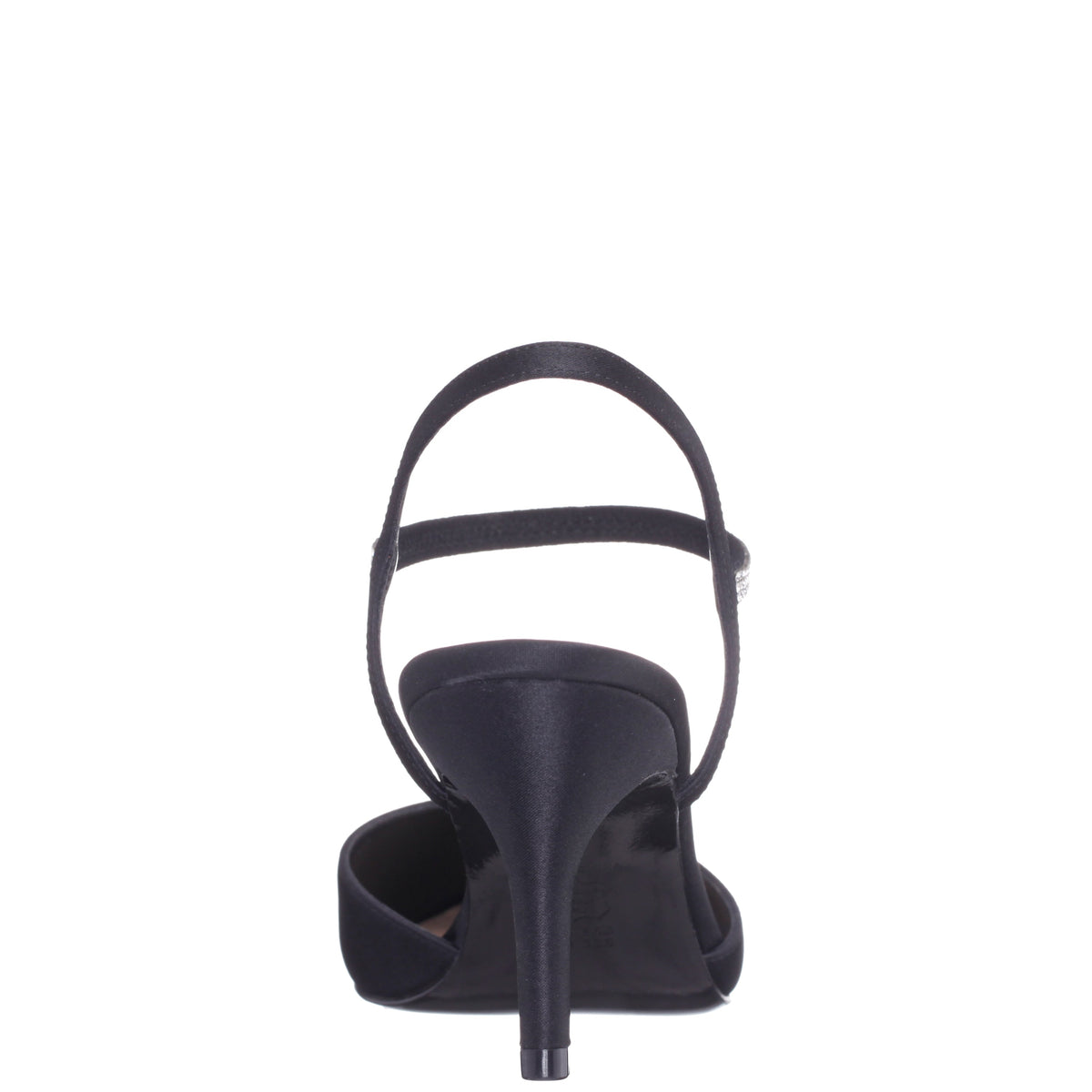 Nina Shoes Taisha Black Sling Back Mid-Heel Dress Shoes