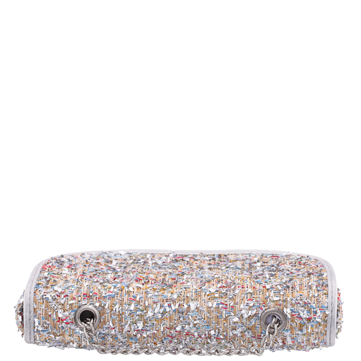 Nina Shoes Cerise Silver Multi Metallic Tweed Crossbody Bag