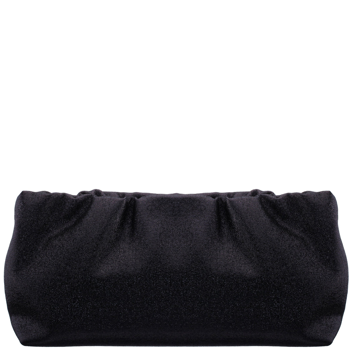 Nina Shoes Thea-T Black Stellarglow Fabric Frame Clutch