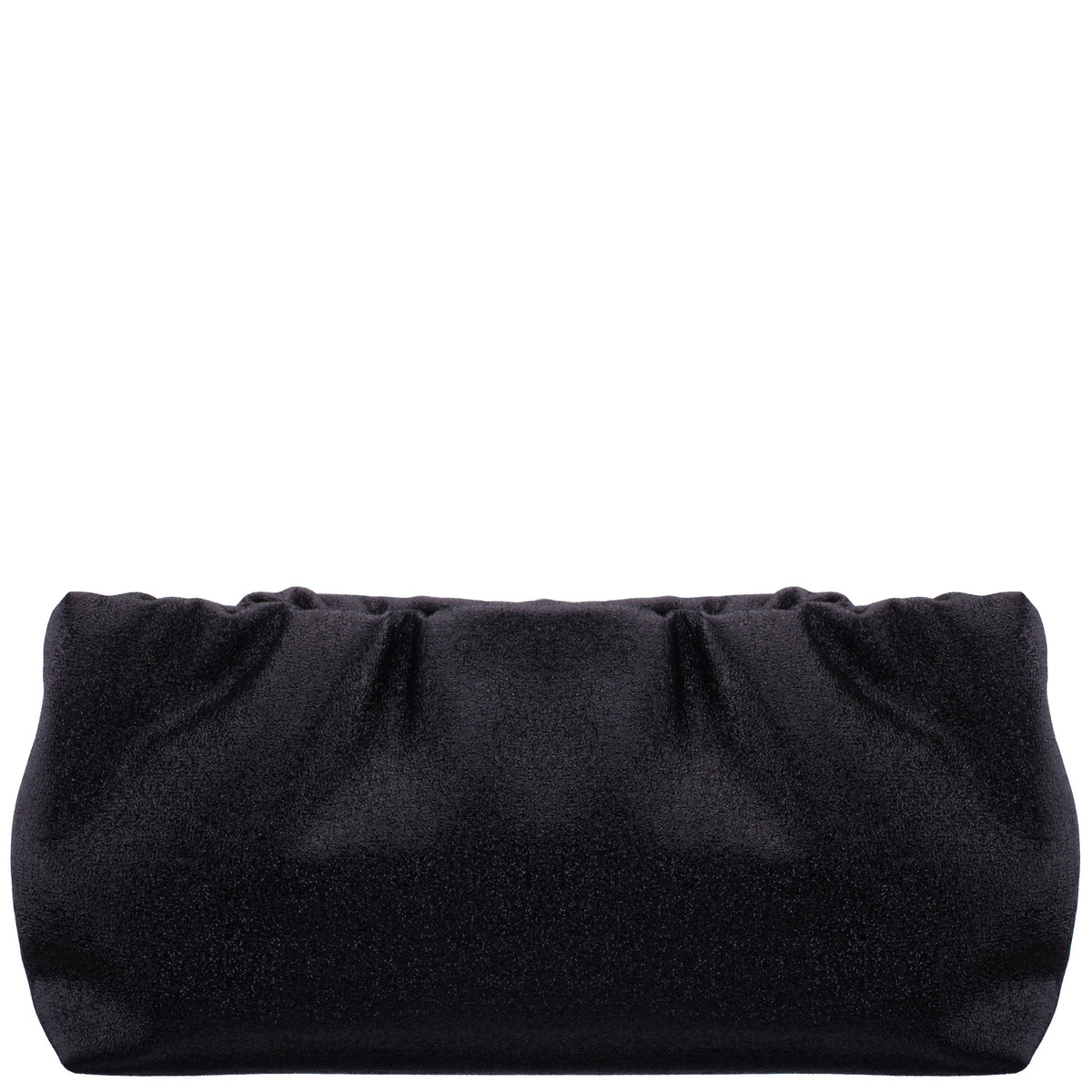 Nina Shoes Thea-T Black Stellarglow Fabric Frame Clutch