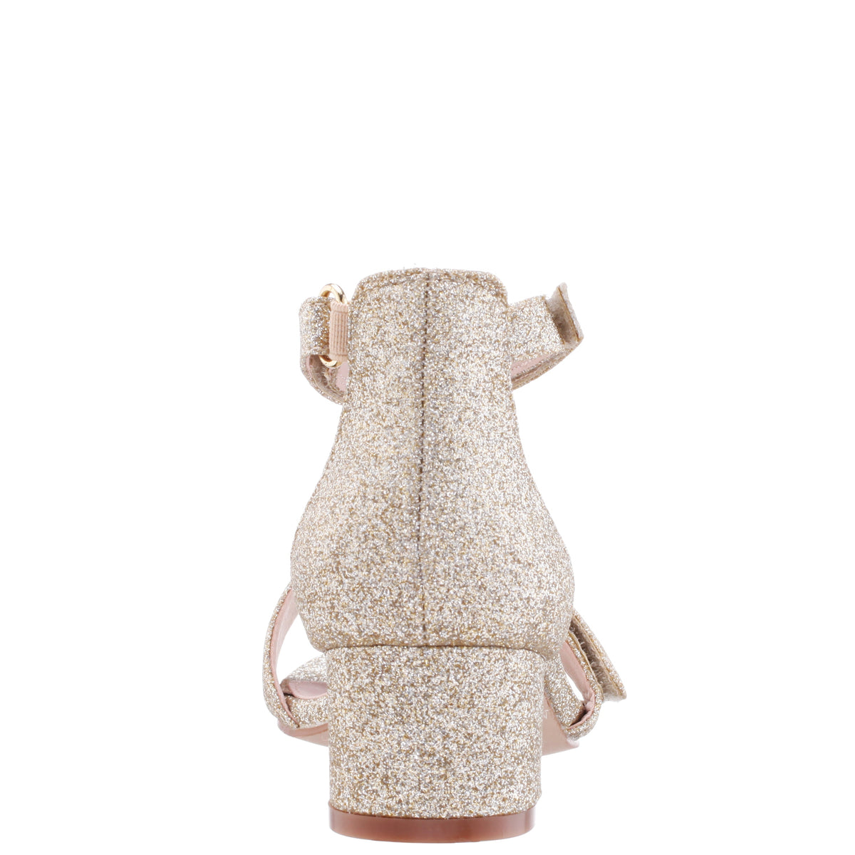 Nina Shoes Girls Rejina Gold Glitter Adjustable Dress Sandals
