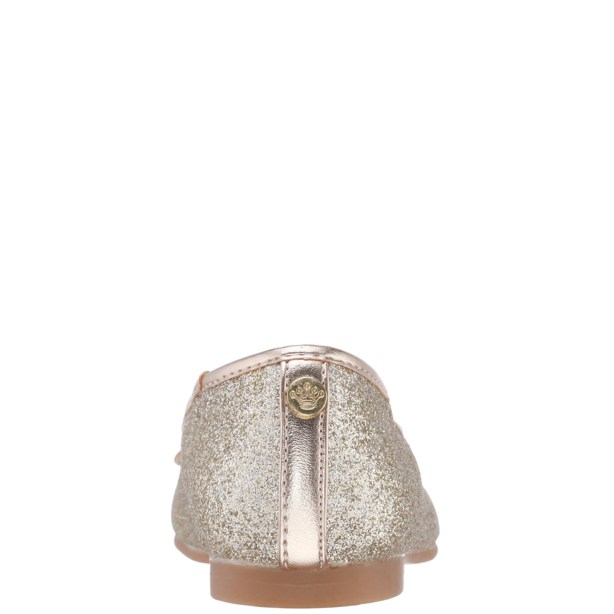 Nina Shoes Girls Kenzee Platino Glitter Ballet Flats