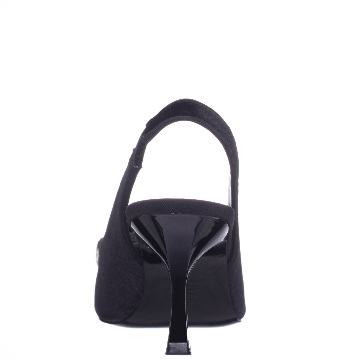 Nina Shoes Jolanda Black Slip On Mid-Heel Dress Shoes