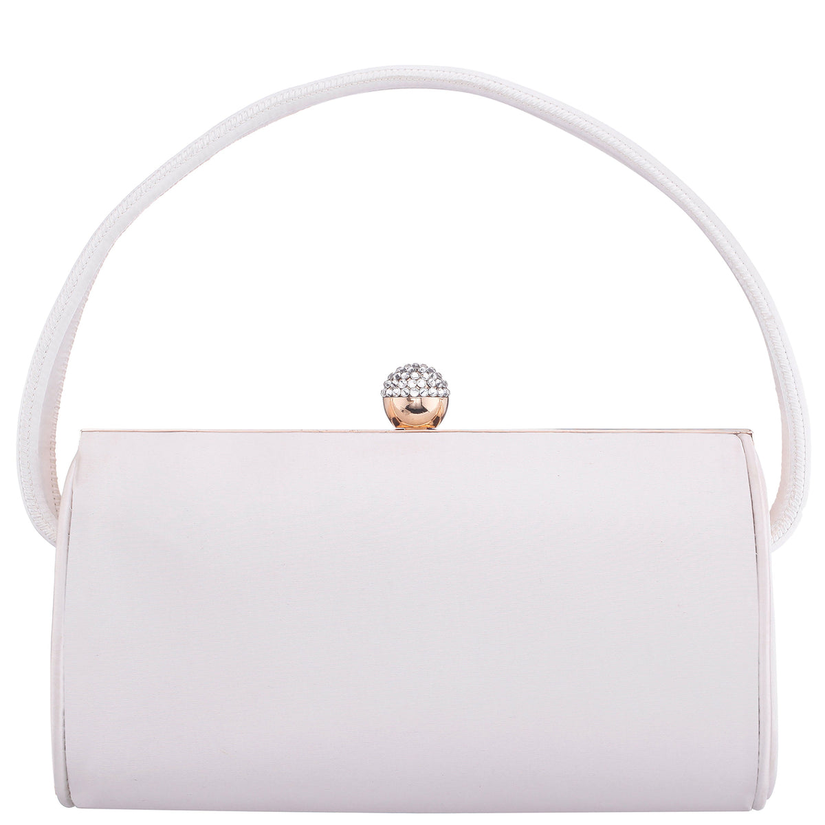 Nina Shoes Khalani Beige Satin Handle Bag